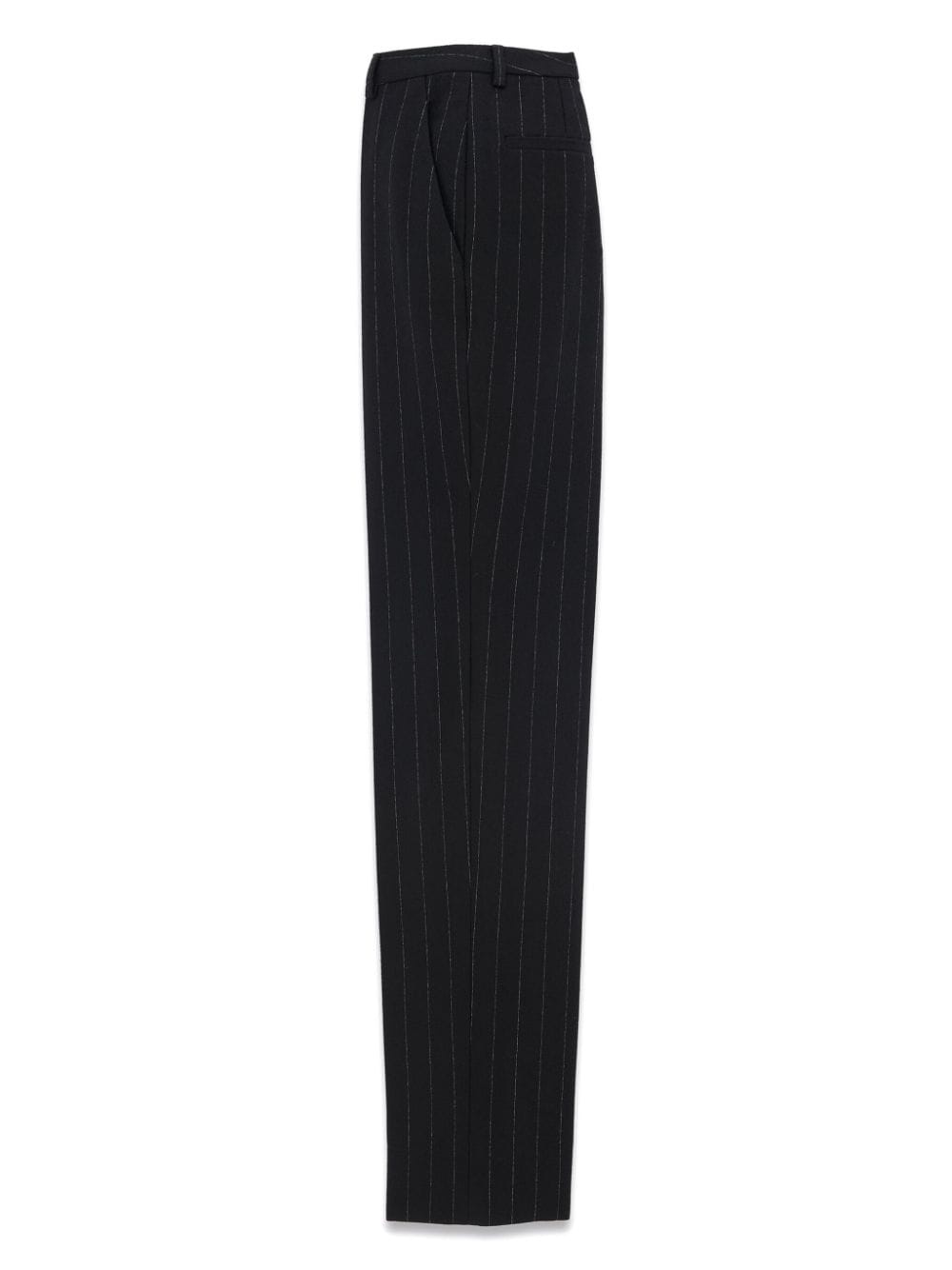 pinstripe wool-felt trousers - 2