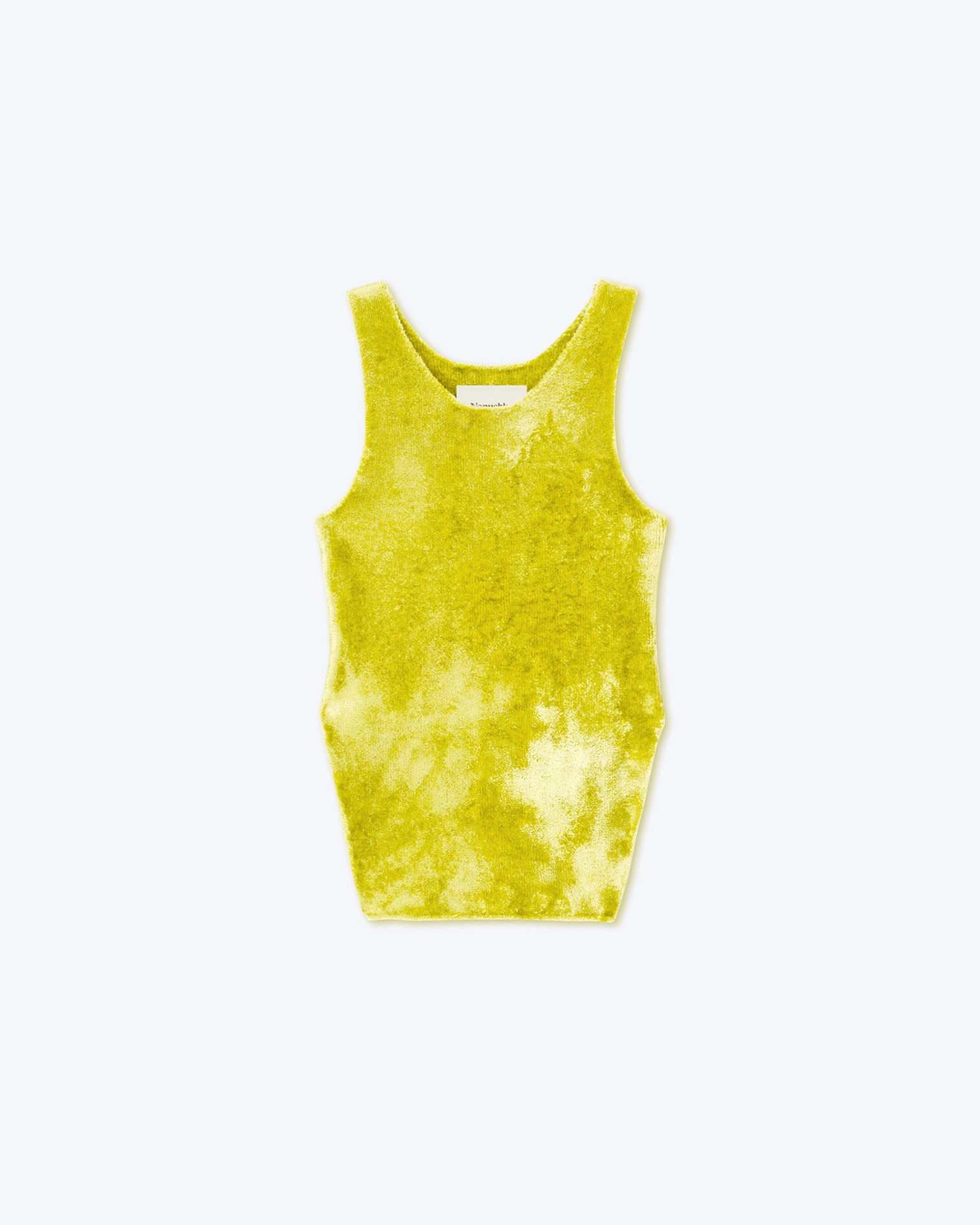 VEVA - Velour knit sleeveless tank - Lime - 6