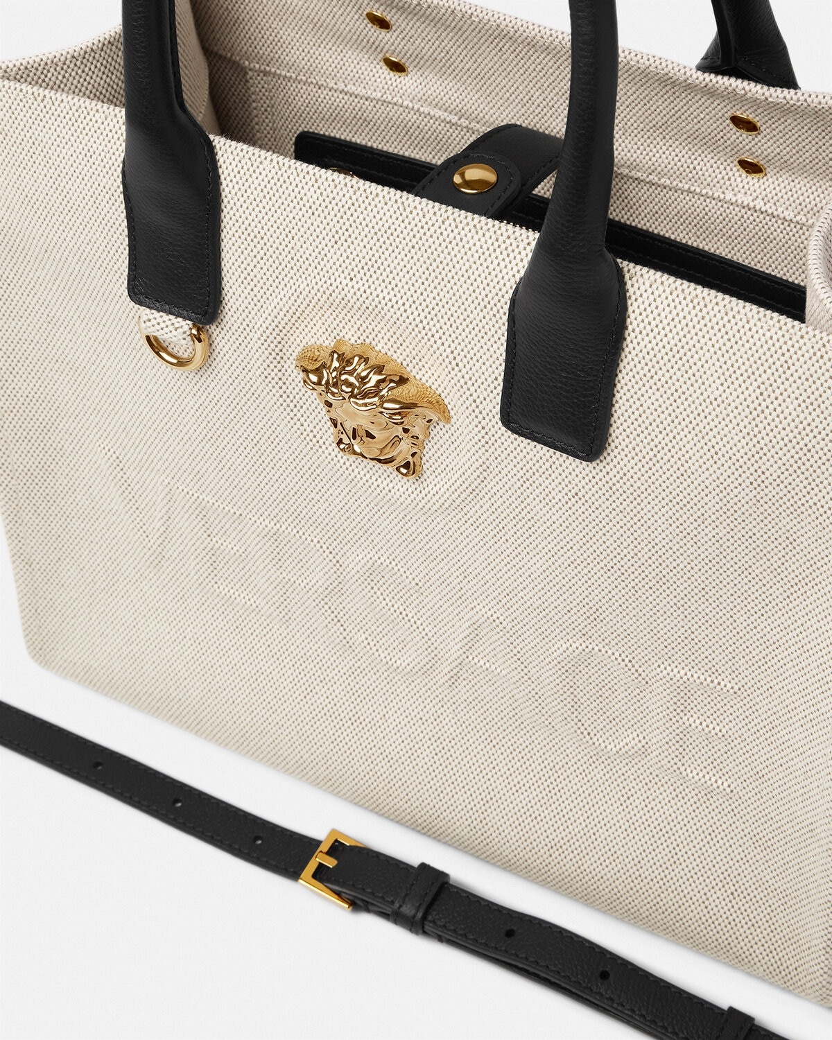 La Medusa Canvas Small Tote Bag - 5