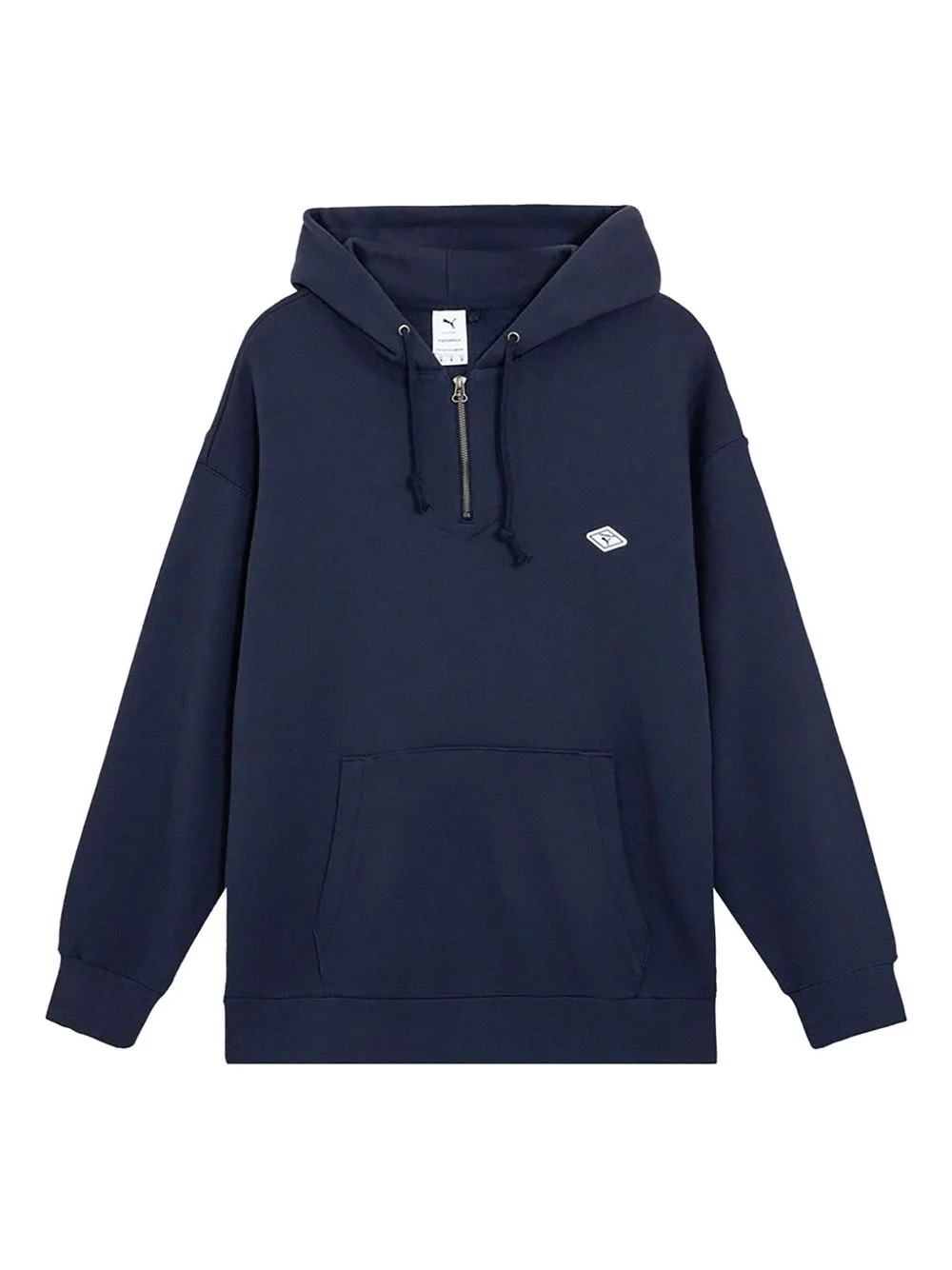 x Nanamica half-zip hoodie - 1