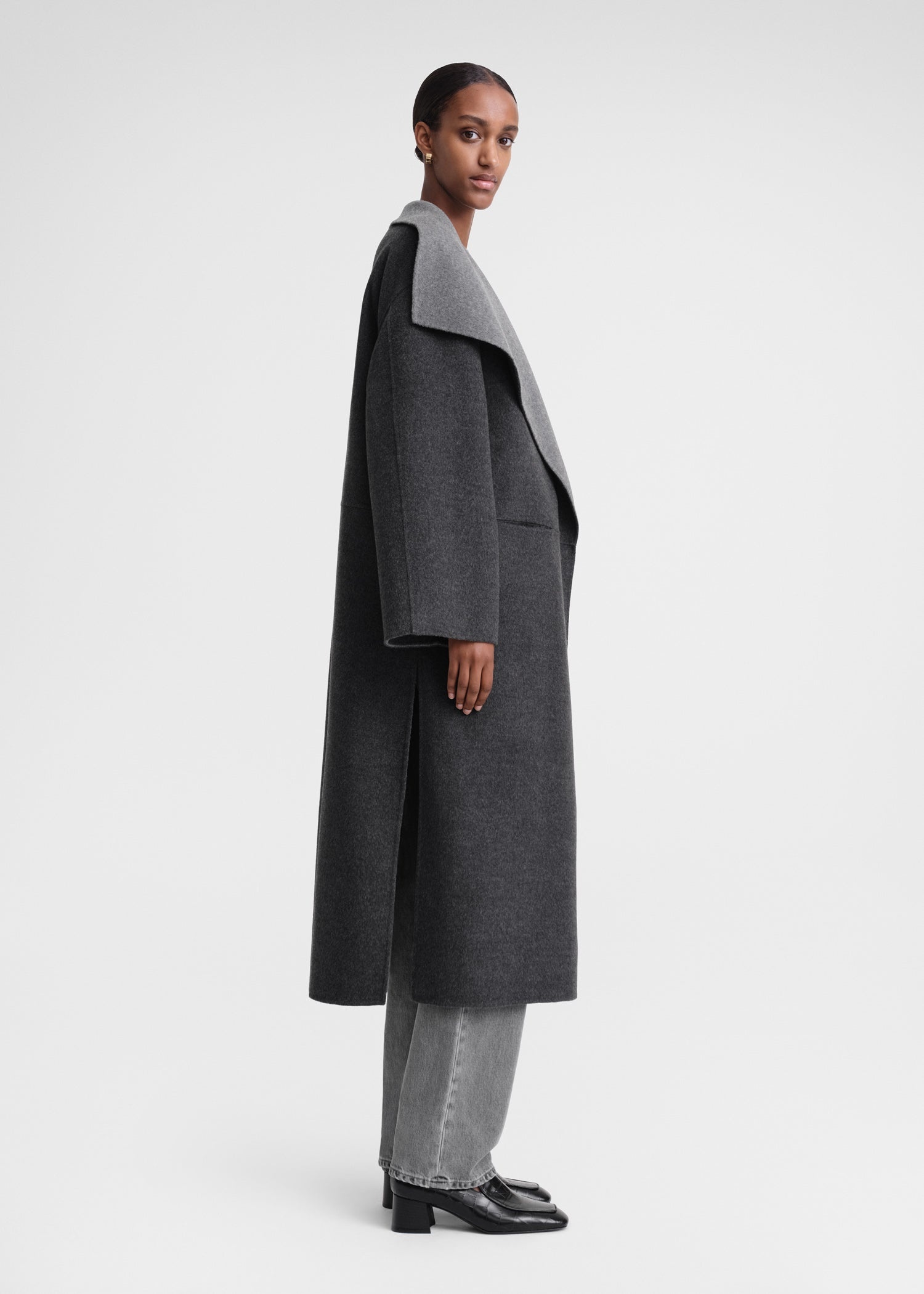 タグ付未使用品　na.e Wool&Cashmere Hoodie Coat タグ付未使用品 na.e Wool&Cashmere Hoodie Coat