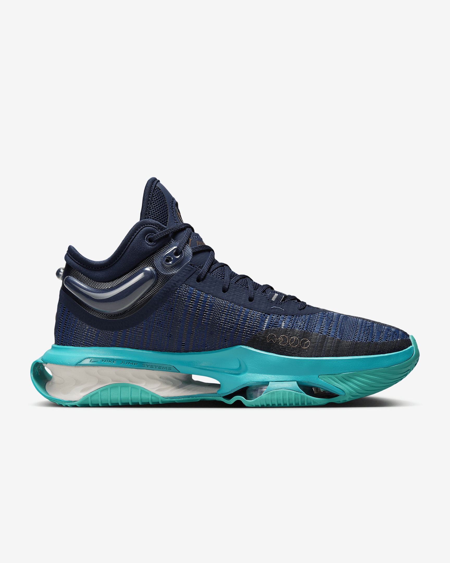 Nike GT Jump2 ネイビー/ターコイズ Nike Nike G.T. Jump 2 Men's Basketball Shoes | REVERSIBLE