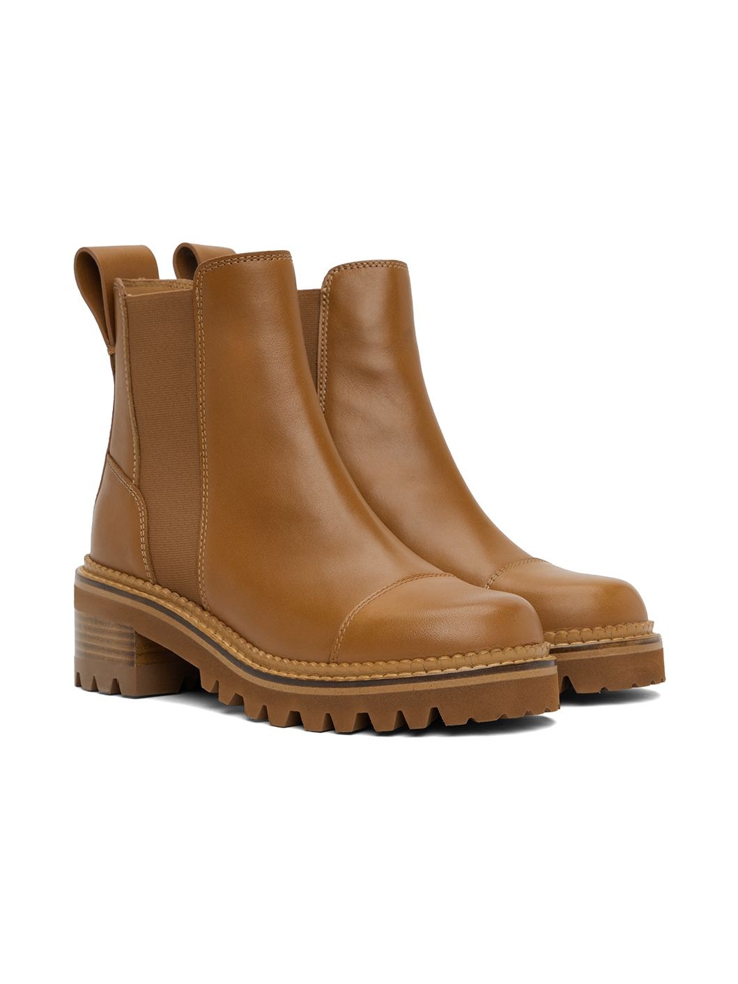 Tan Mallory Chelsea Boots - 5