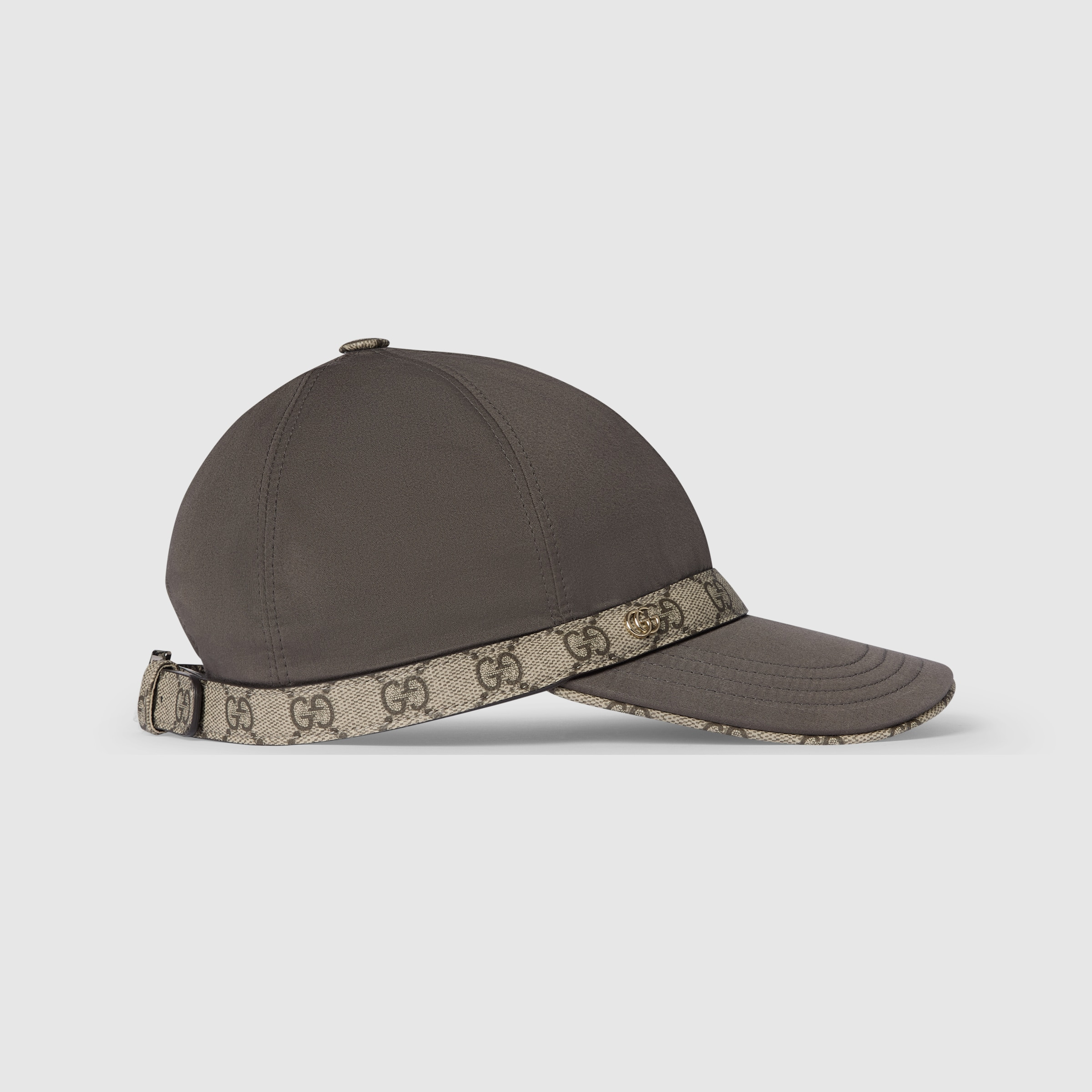 Cotton baseball hat with Double G - 4