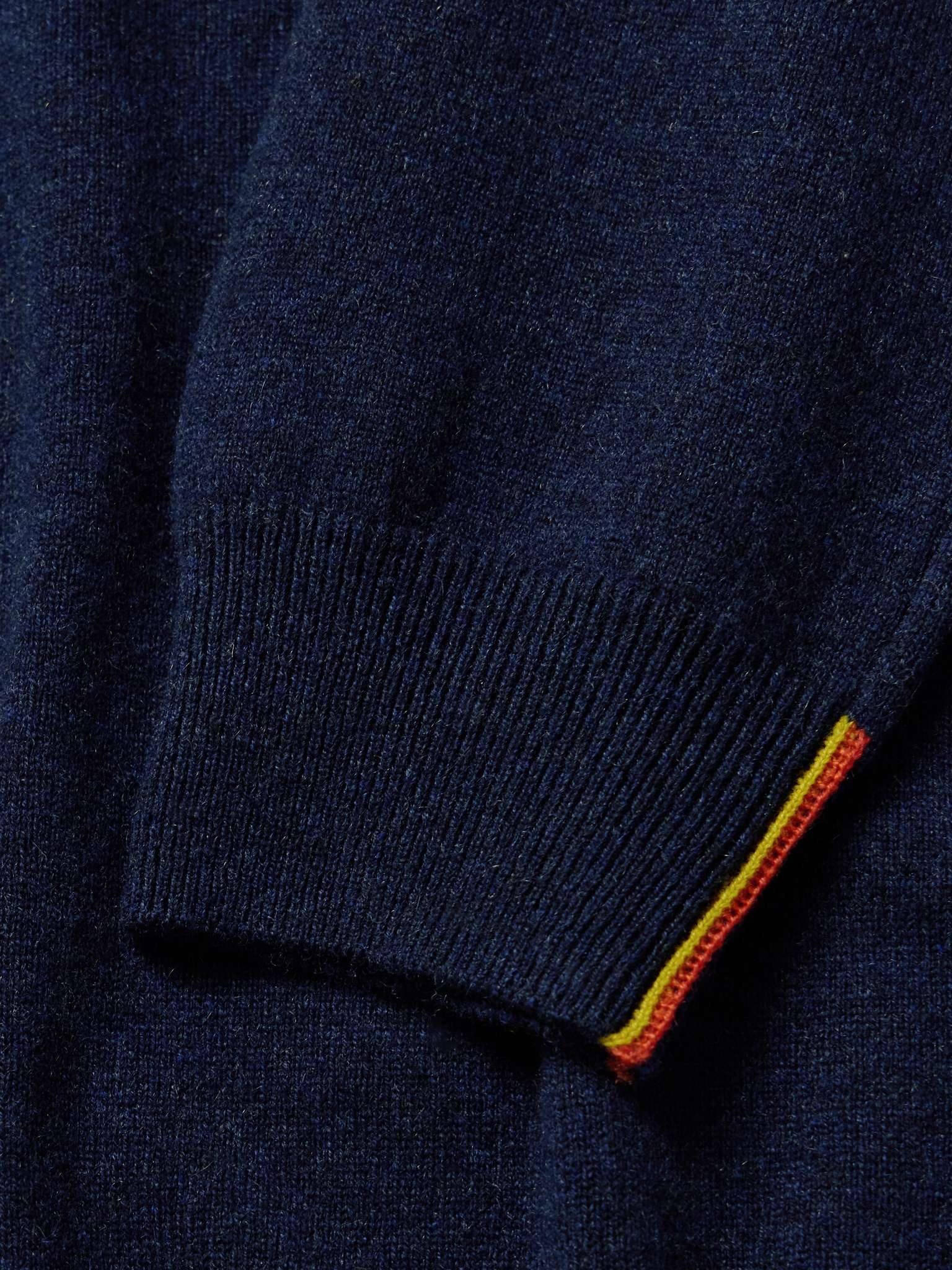 Cashmere Zip-Up Cardigan - 4