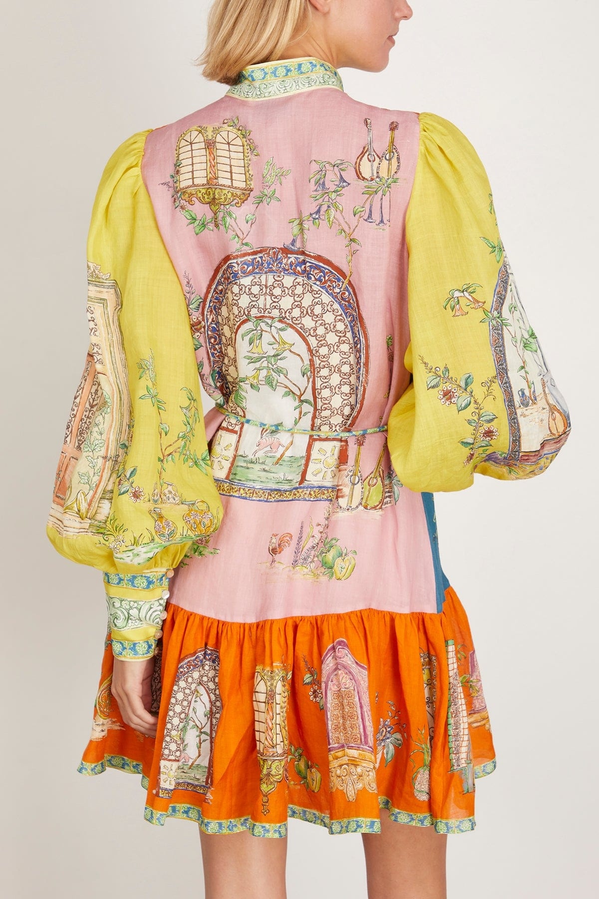 ALÉMAIS Monte Mini Dress in Multi | REVERSIBLE