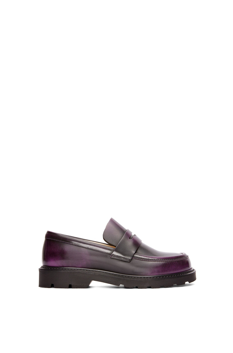 Blaze loafer in bicolour brushed-off calfskin 1