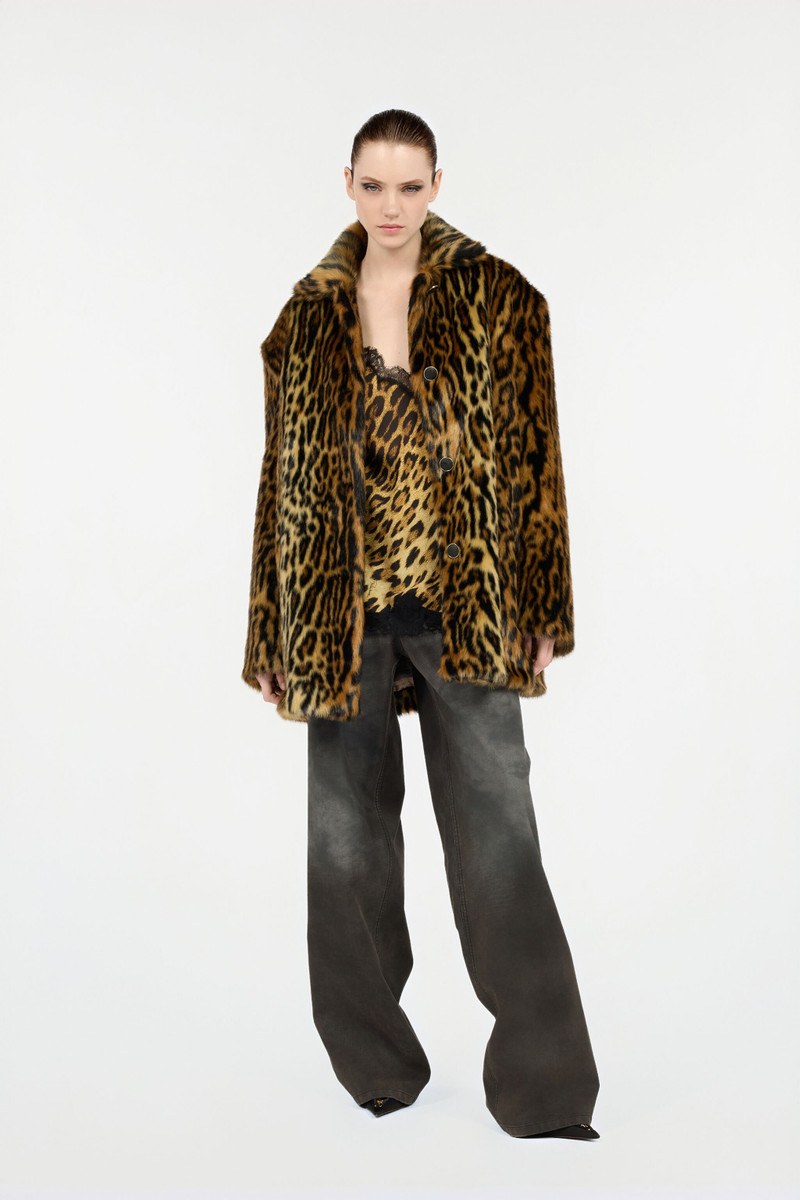 Roberto Cavalli Roberto Cavalli Leopard Print Lace Slip Dress outlook