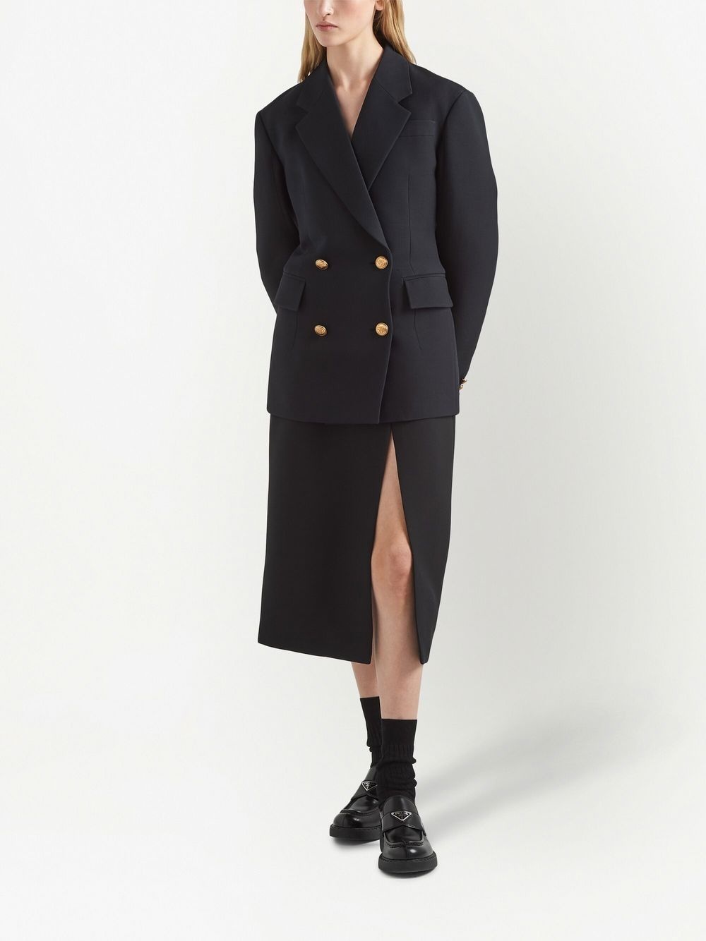 double-breasted tailored jacket - 2