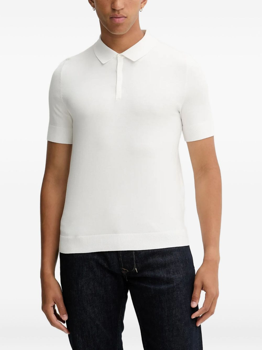 logo-detail polo shirt - 1