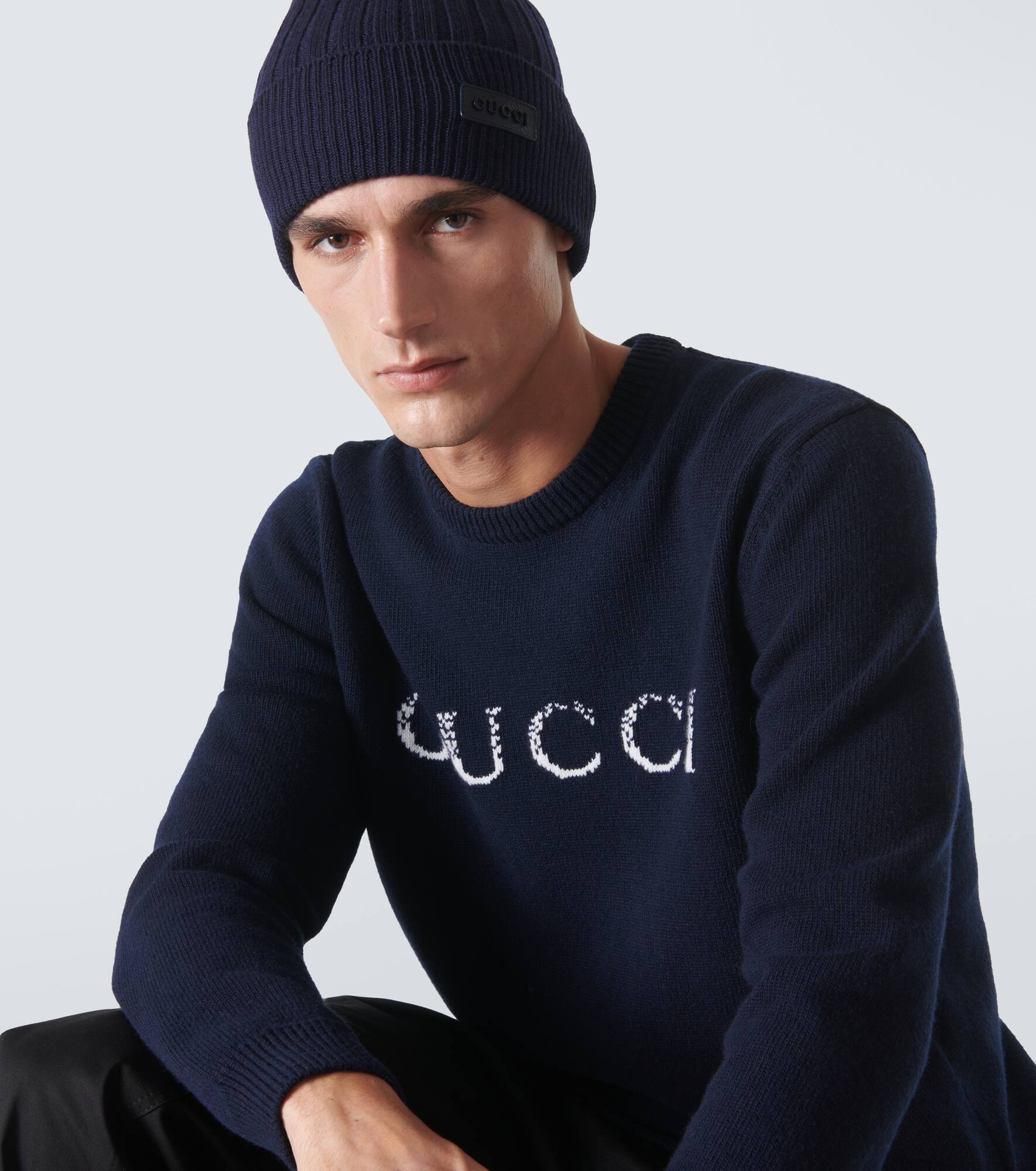 Ribbed-knit wool beanie - 2