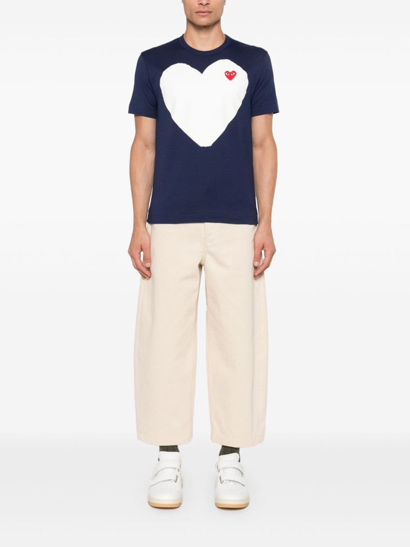 Comme des Garçons PLAY heart-patch T-shirt outlook