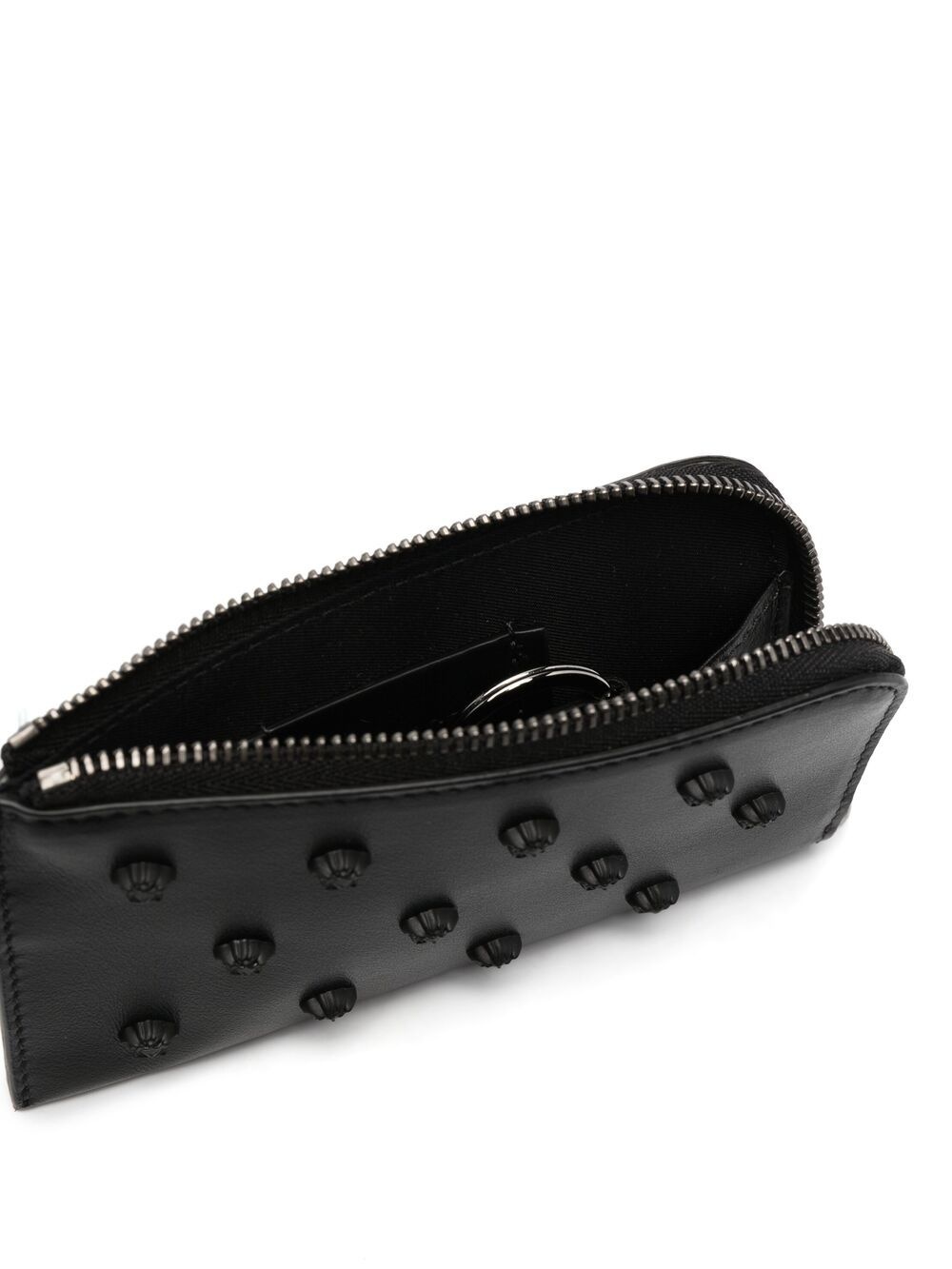 Medusa-stud leather wallet - 3