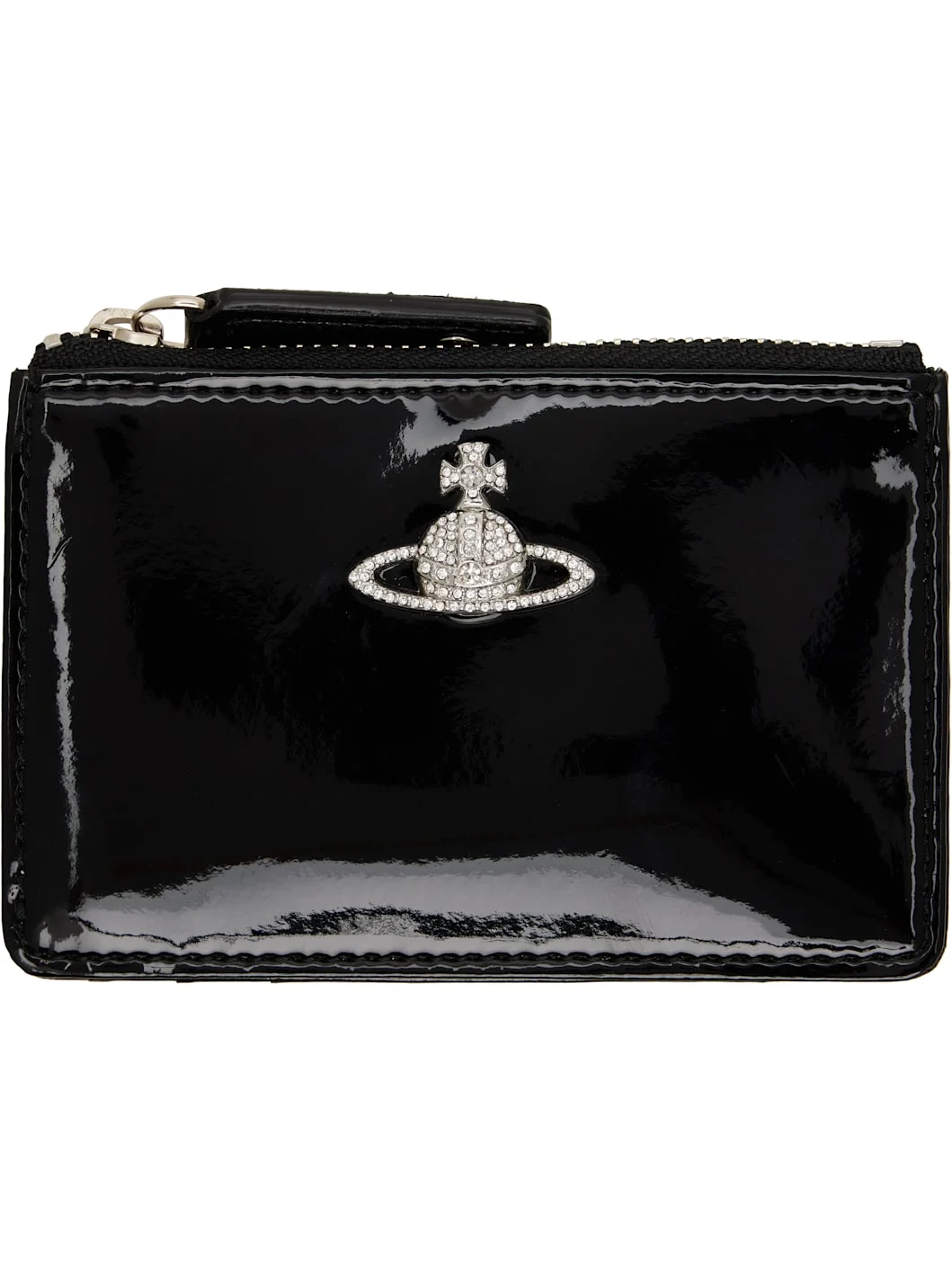 Black Slim Long Card Holder - 1