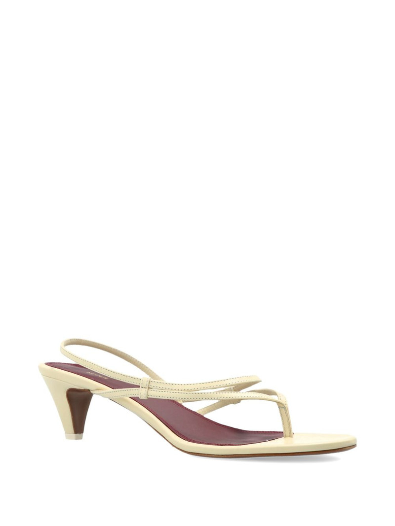 NEOUS open-toe leather sandals outlook