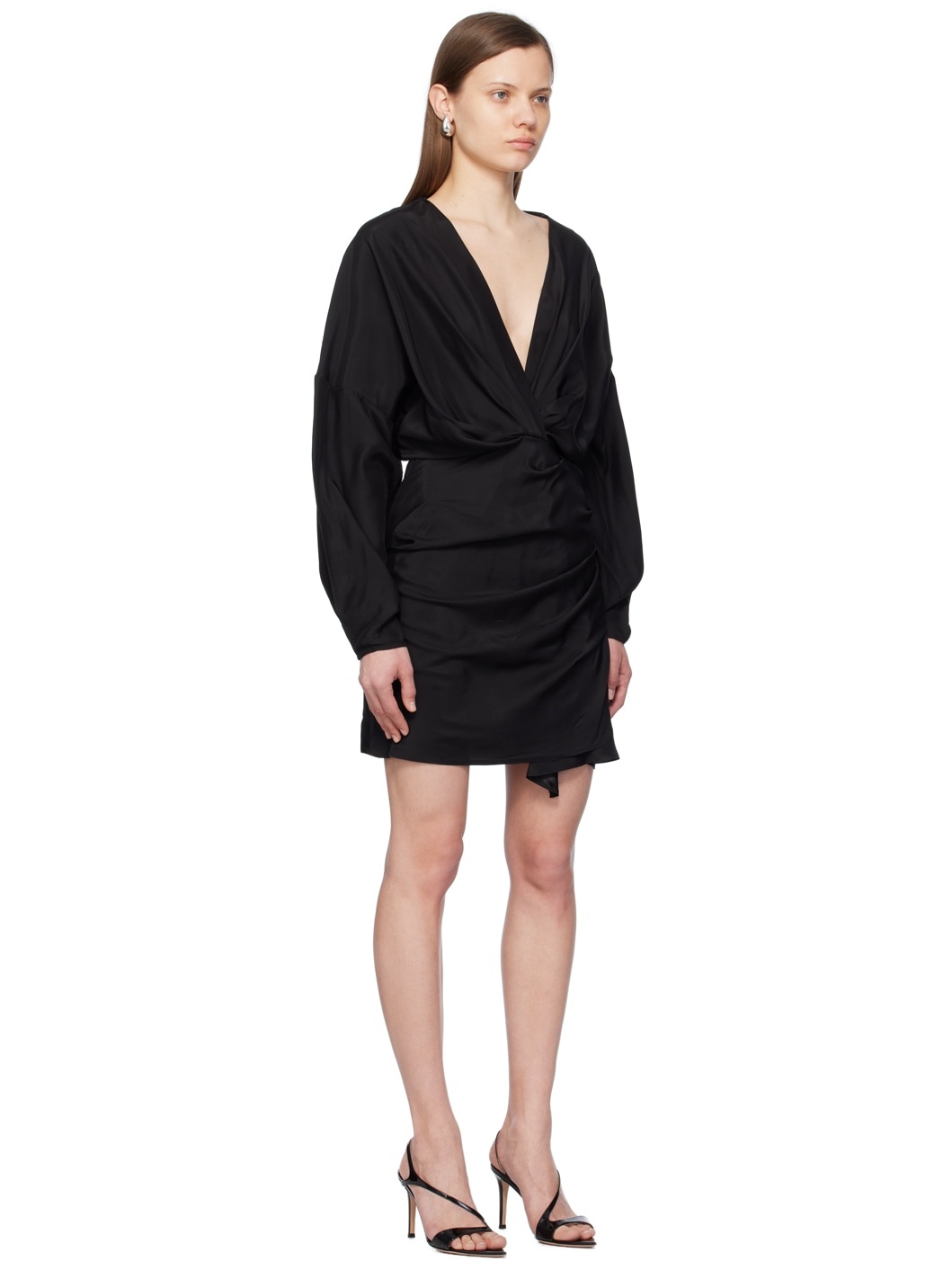 Black Asuka Minidress - 2