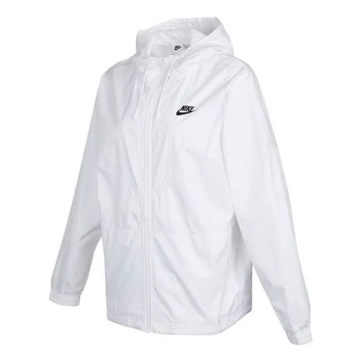 (WMNS) Nike AS W Nike Sportswear RPL WR ESSNTL WVN JKT Jacket White DD5853-100 - 1
