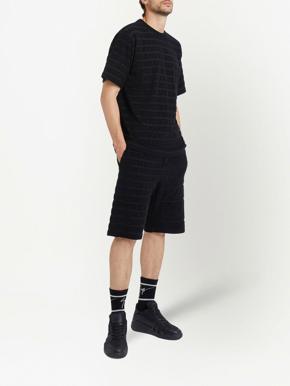 logo terry-cloth Bermuda shorts - 2