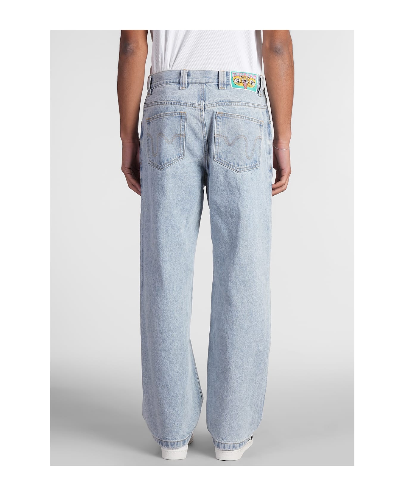 Jeans In Blue Cotton - 3