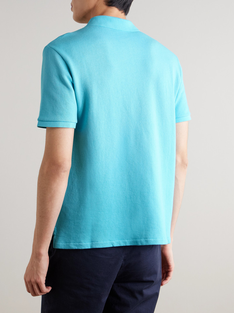 Cotton-Blend Jersey Polo Shirt 3