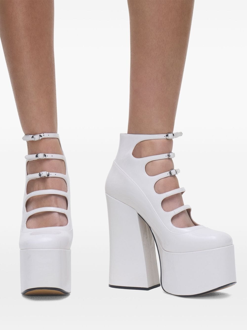 Kiki 160mm leather pumps - 6