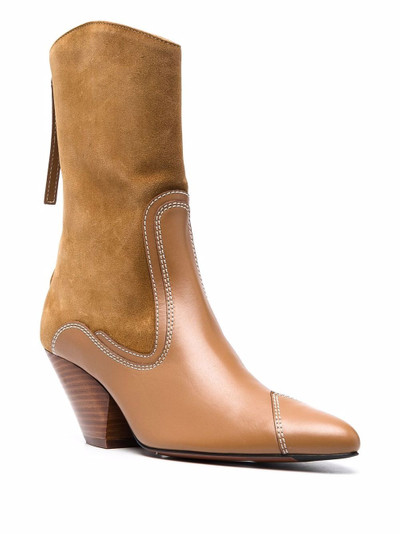 Zimmermann panelled leather boots outlook