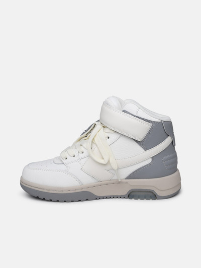 Off-White 'OUT OF OFFICE' MID WHITE LEATHER SNEAKERS outlook