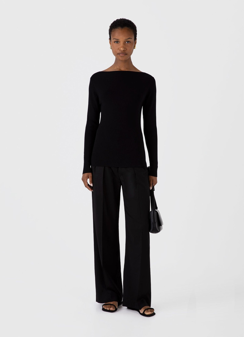 Sunspel Viscose Slash Neck Top outlook
