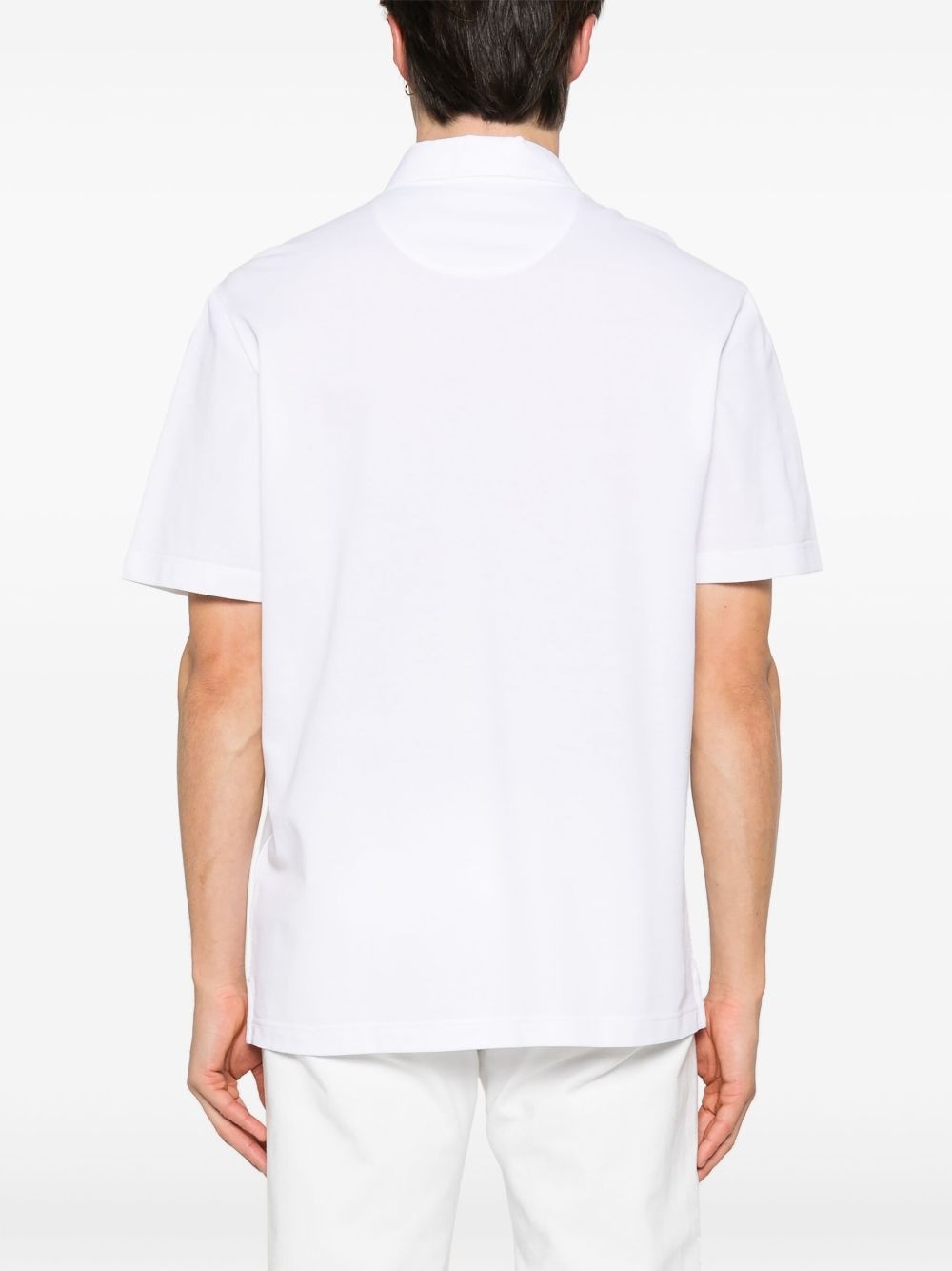 piqué cotton polo shirt - 3