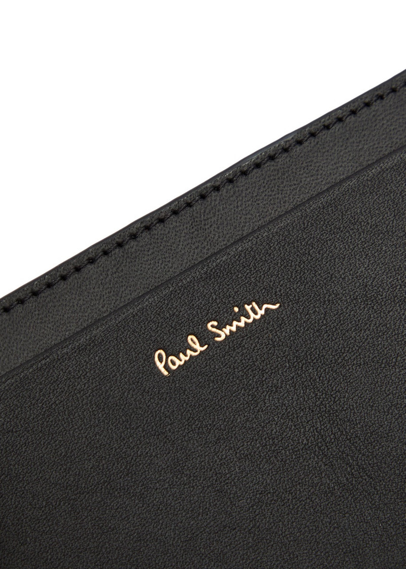 Paul Smith 서명 줄무늬 가죽 카드 홀더 3