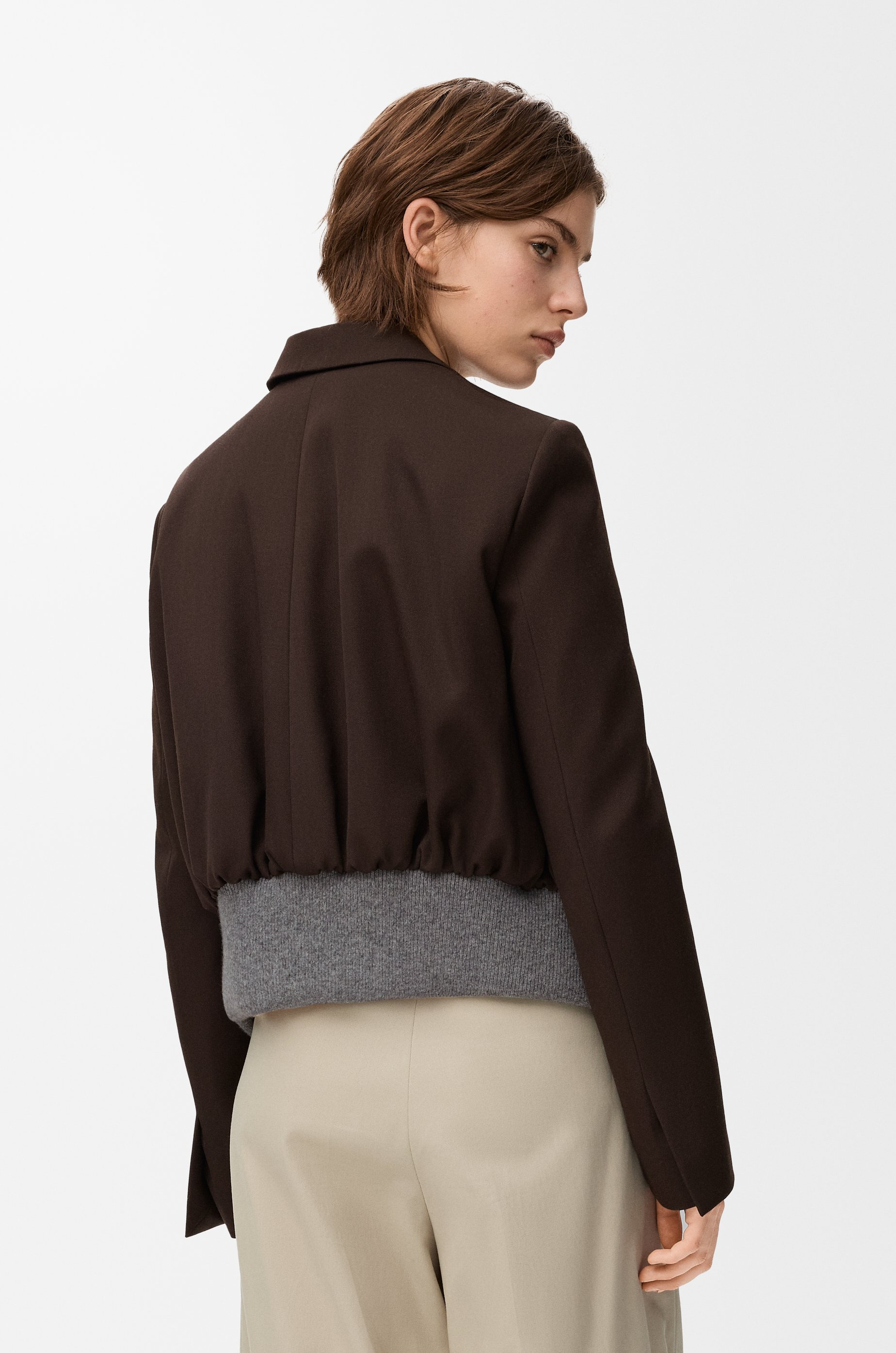 Tailored jacket in wool - 4