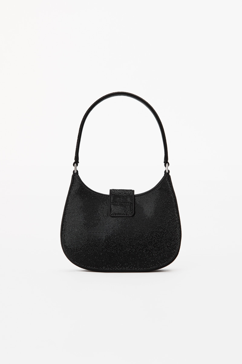 W LEGACY SMALL HOBO IN CRYSTAL SATIN 6