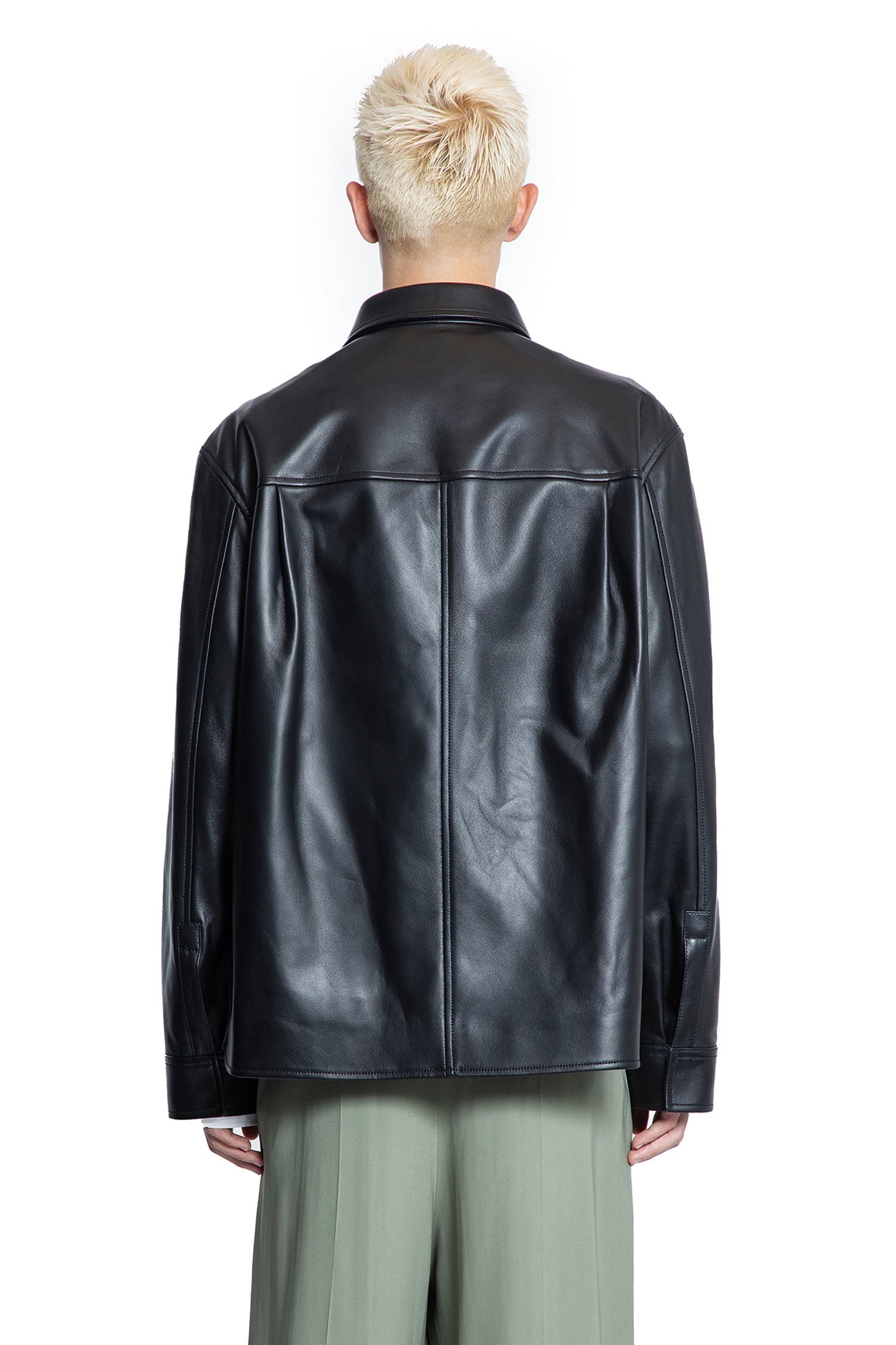 Overshirt-In-Nappa-Lambskin - 3
