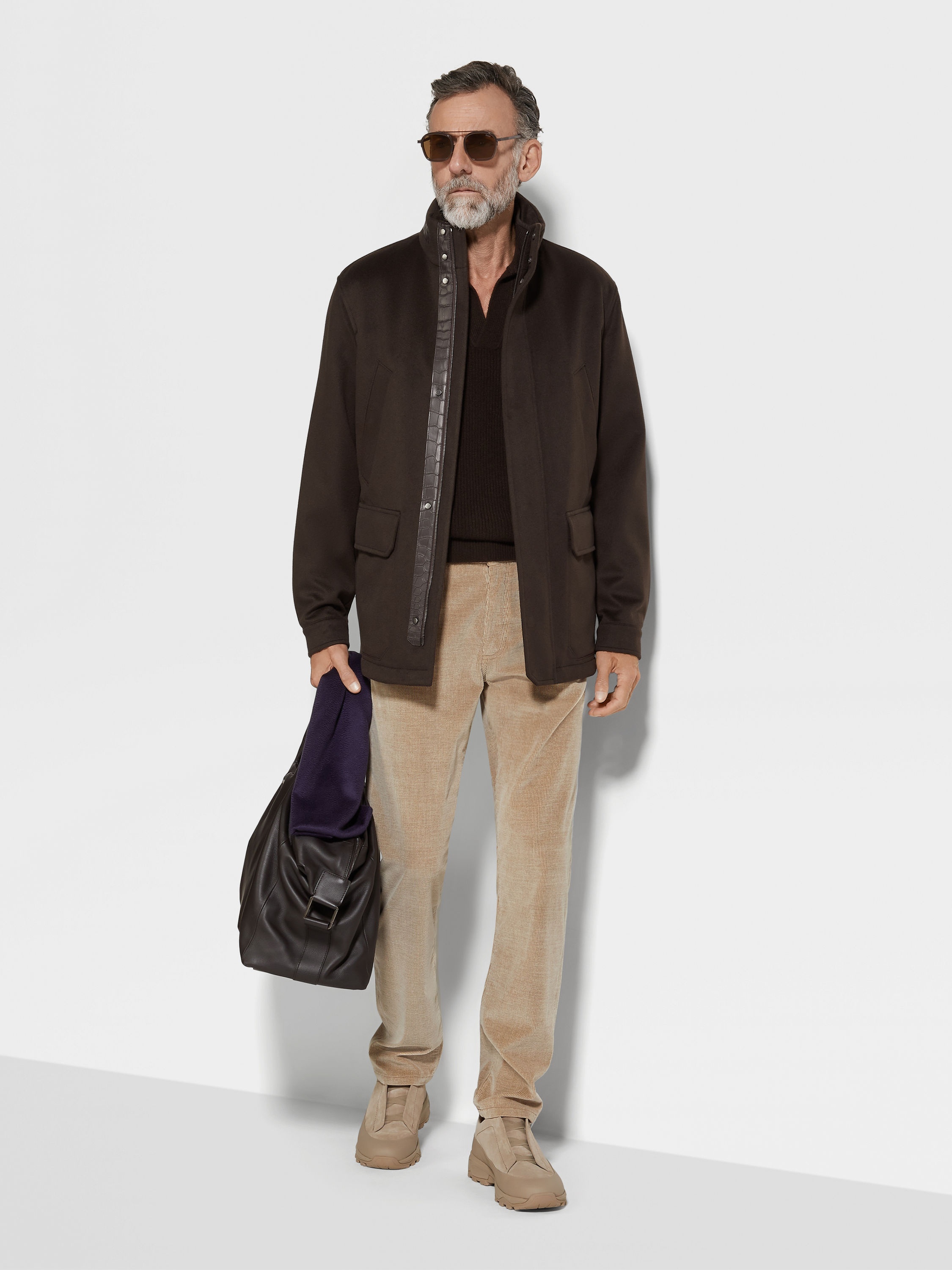 LIGHT TAUPE CASHCO ROCCIA PANTS - 3