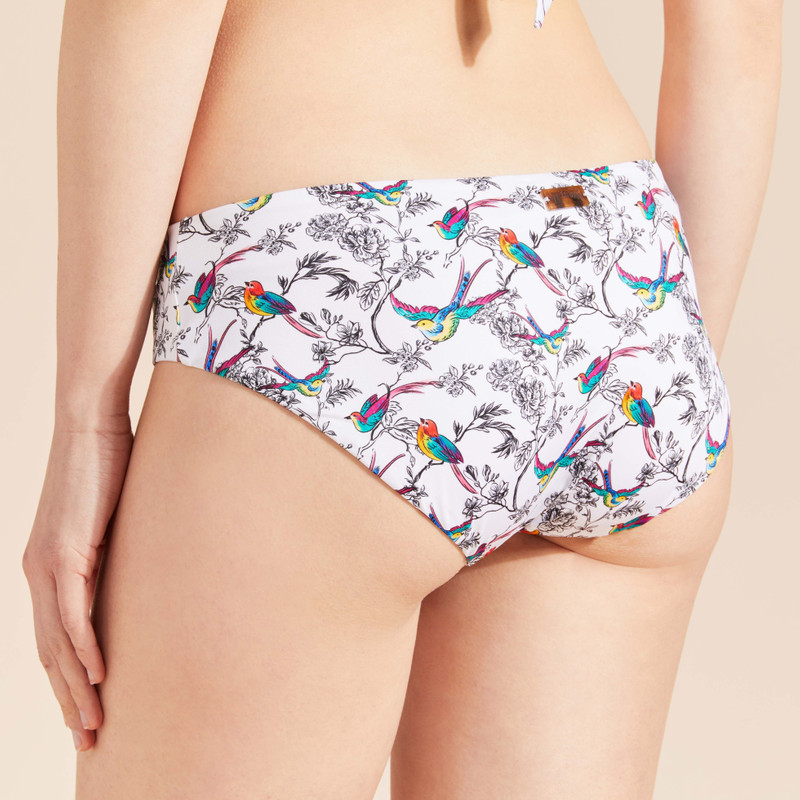 Women Full Bikini Bottom Rainbow Birds 5
