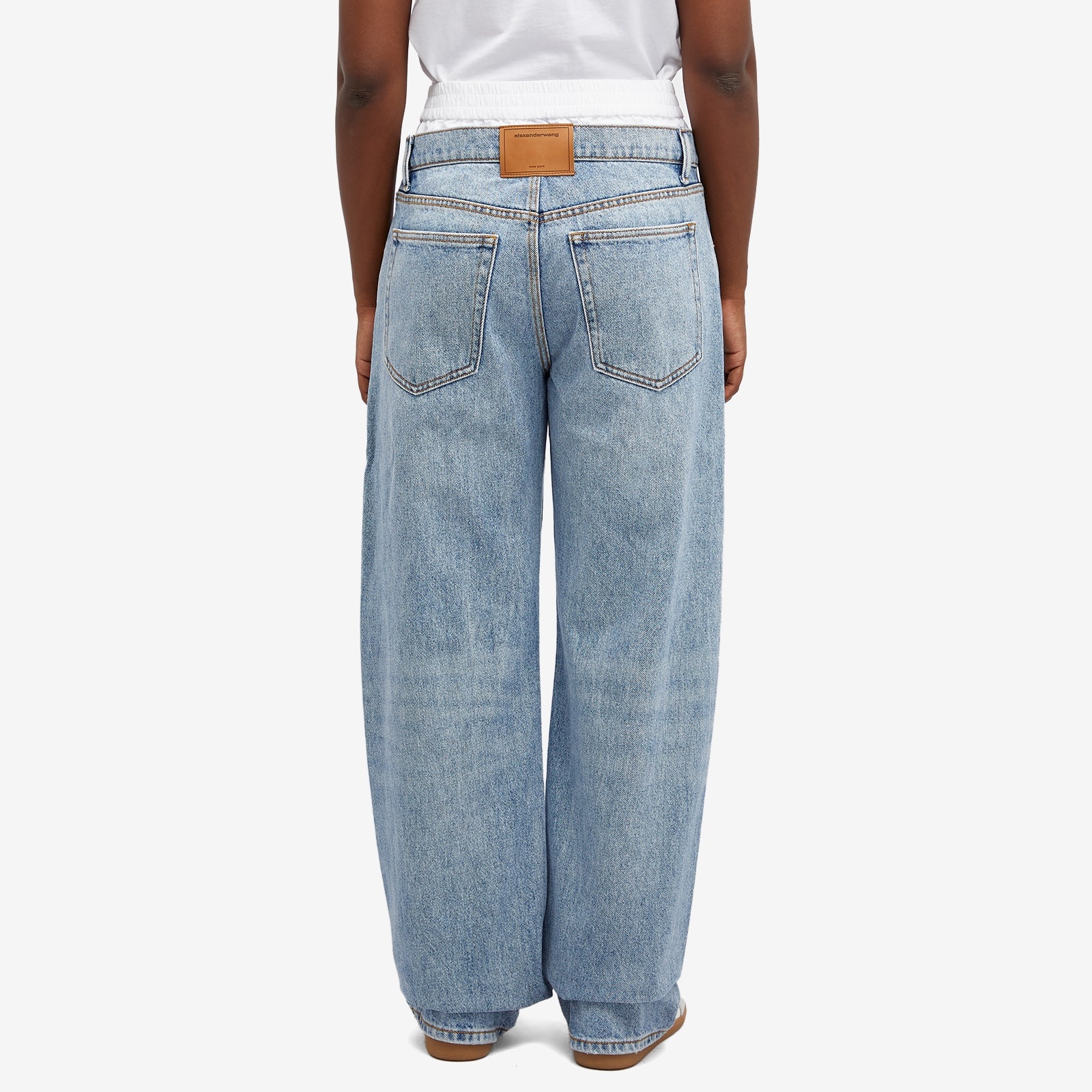 Alexander Wang Balloon Jeans with Boxers - 3