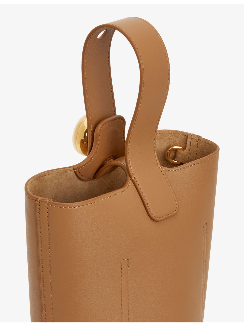 Pebble mini leather bucket bag - 2