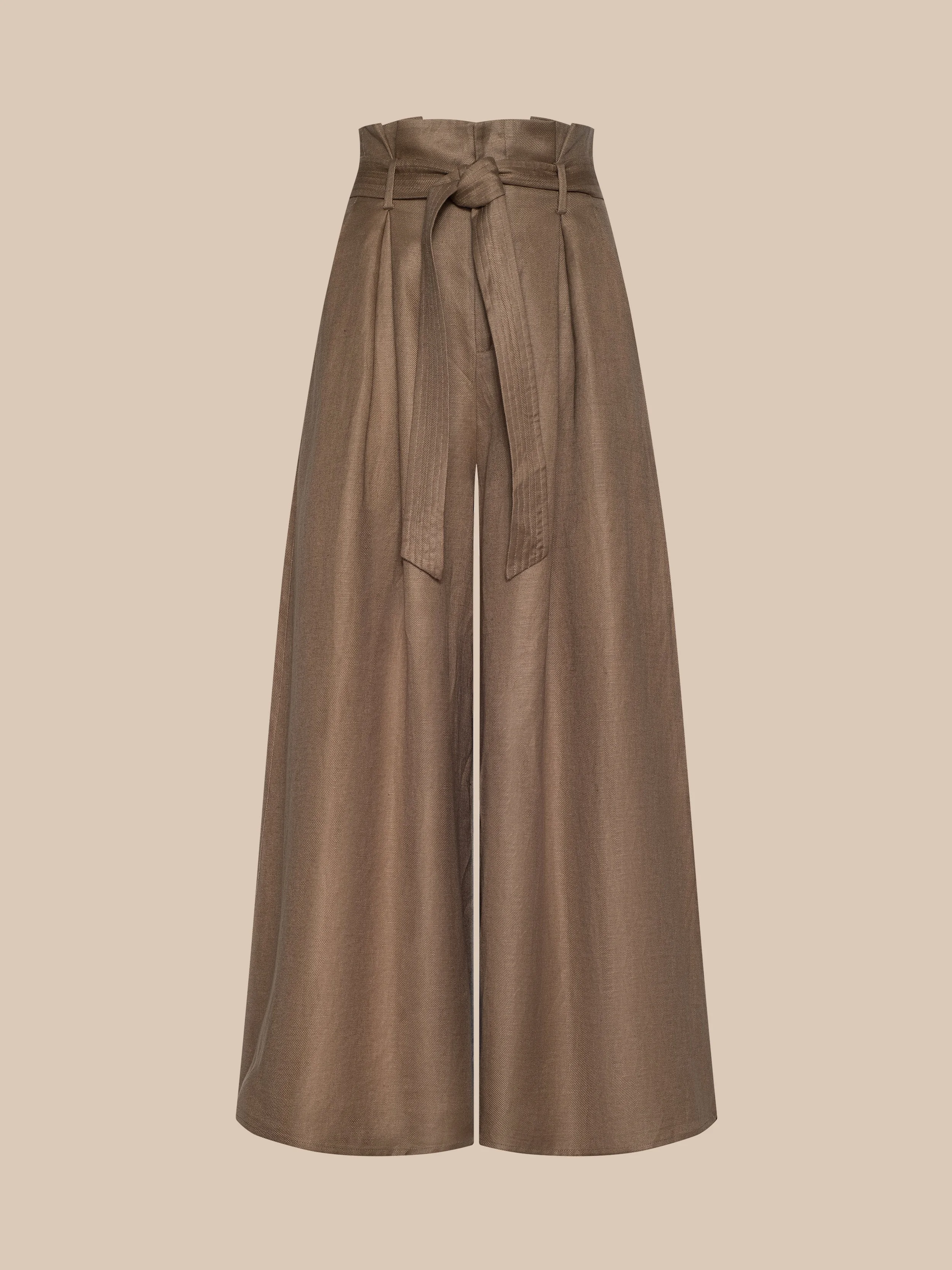 Lowen Linen-Blend Pant - 1