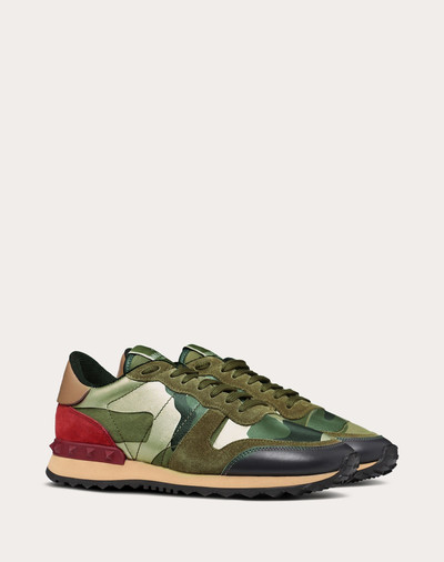 Valentino Metallic Details Camouflage Sneaker outlook