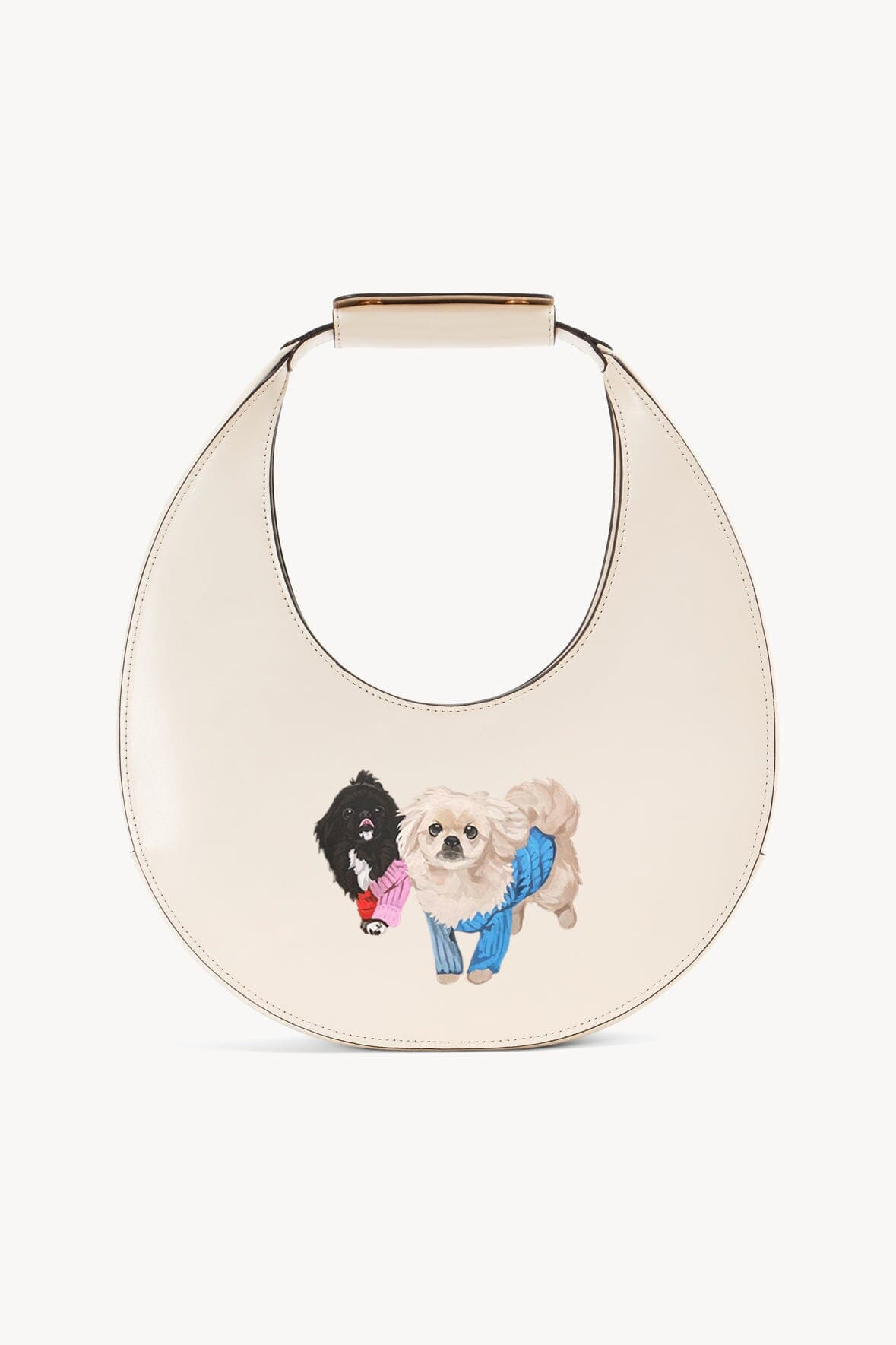 STAUD CUSTOM MOON BAG | CREAM - 2