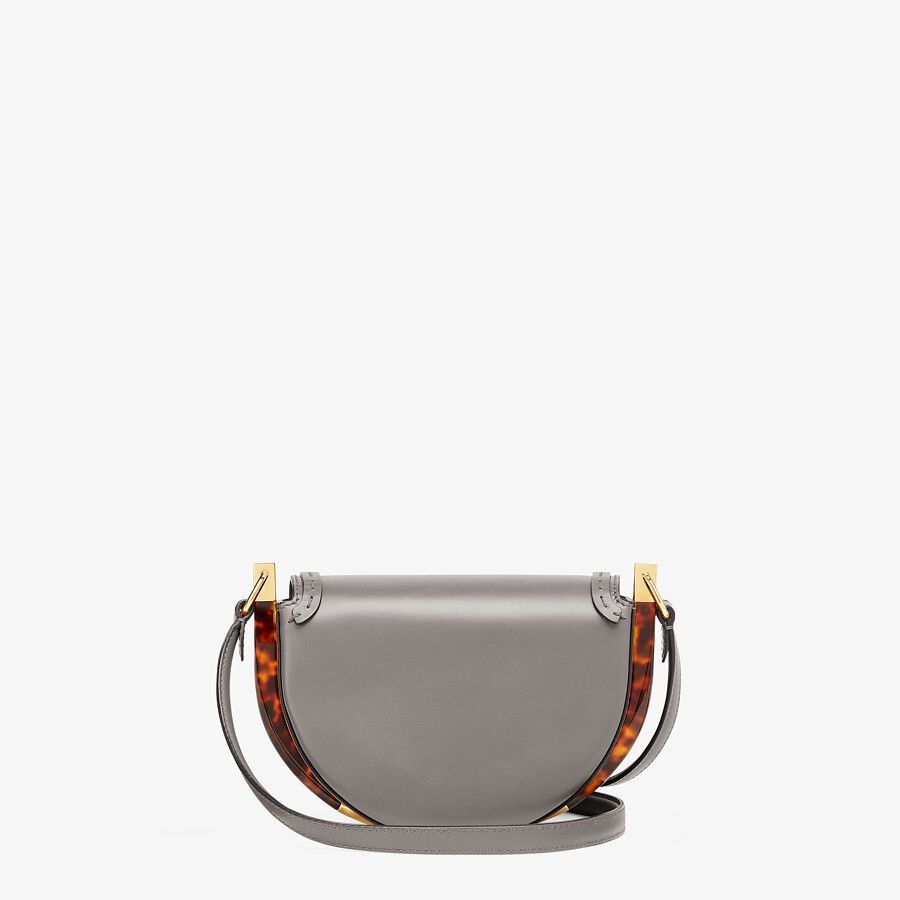 Gray leather bag - 3