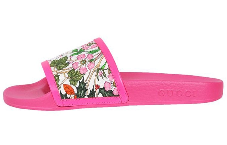 (WMNS) Gucci Pursuit Pool Slide 'Pink Floral' 551440-9ZI40-9095 - 2
