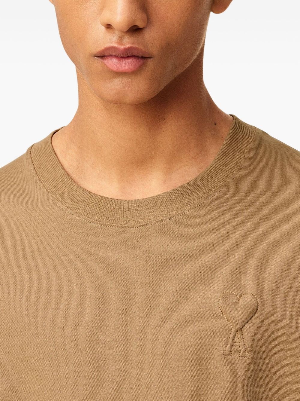 Ami De Coeur-motif cotton T-shirt - 5