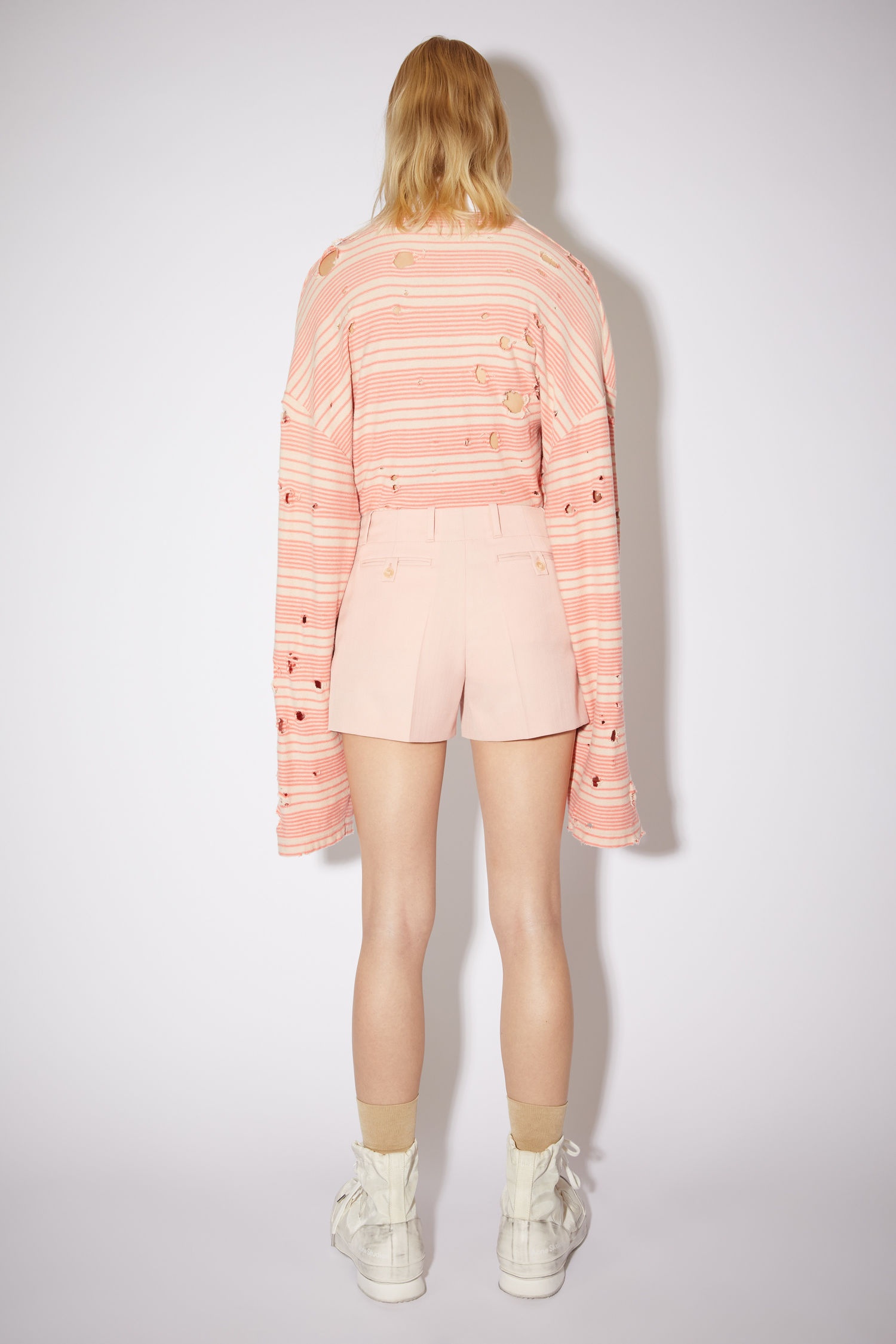 Tailored shorts - Powder pink - 3