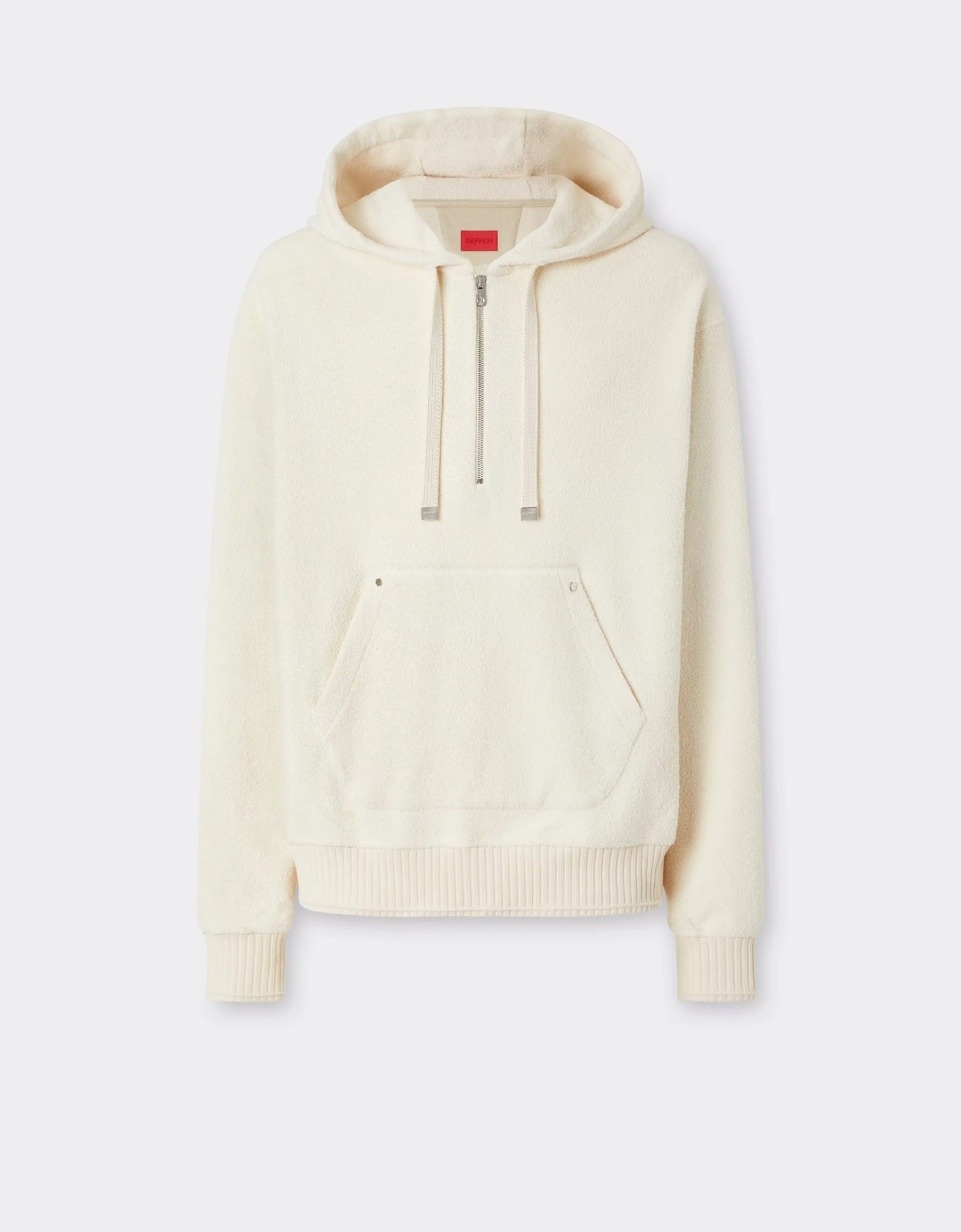 Bouclé Terry Hooded Sweatshirt - 1