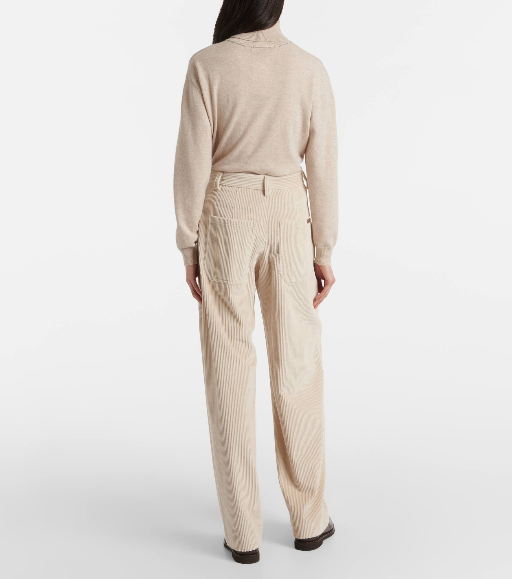 Cotton straight pants - 3