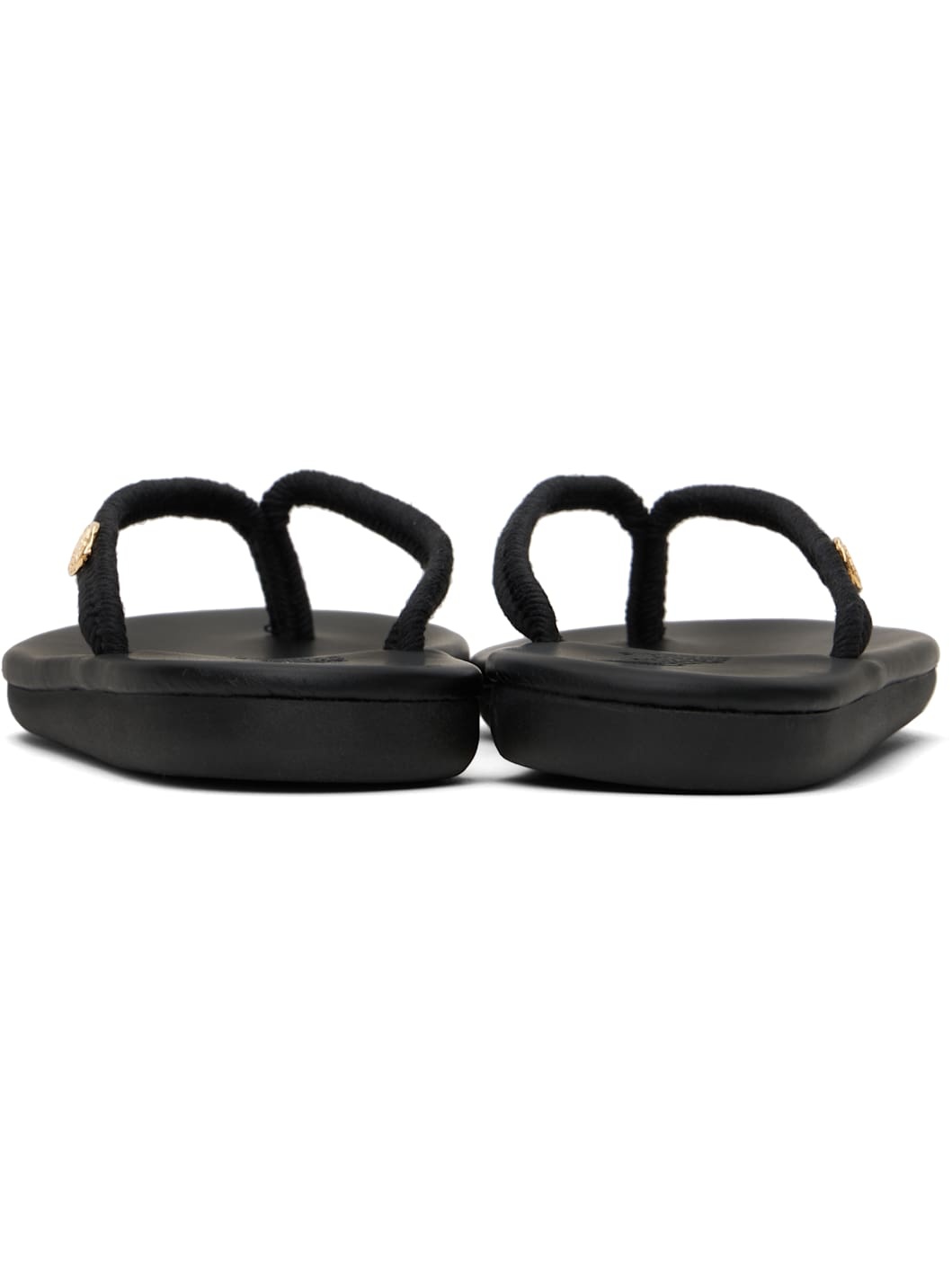 Black Saionara Rope Flip-Flops - 2