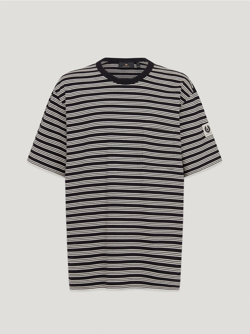 DRUM T-SHIRT- RAIL STRIPE 1