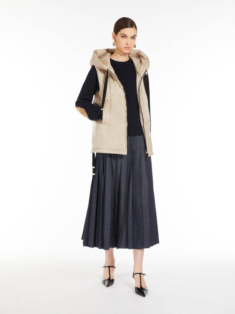 Max Mara GREENGO Water-repellent technical canvas gilet outlook