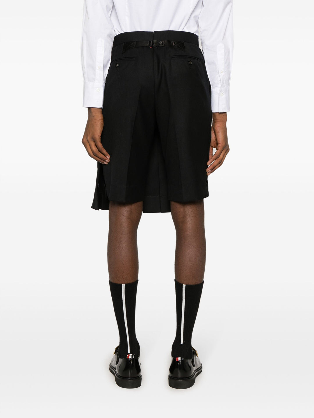 Twill Wool Backstrap Skort - 4